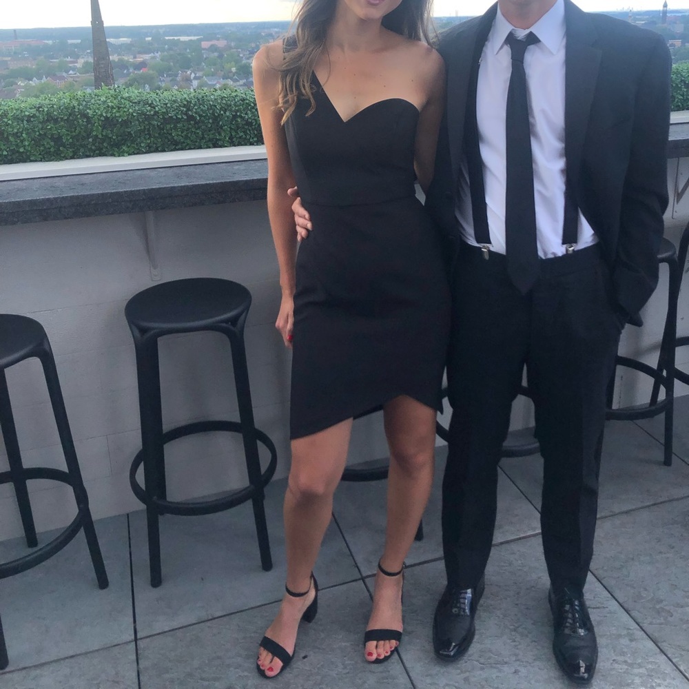 BCBG Black formal mini dress